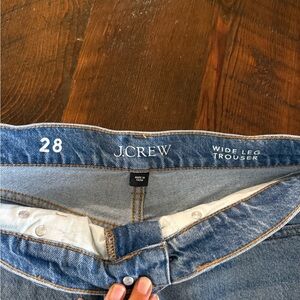 J. Crew Wide Leg Trouser 28